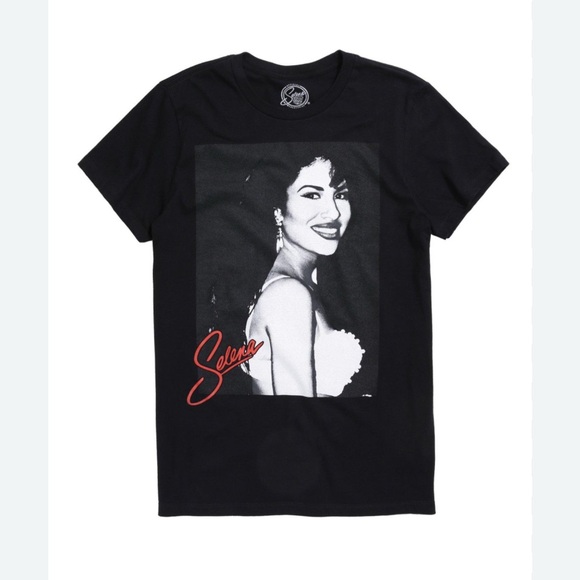 Selena Black T Shirt Regular Fit Unisex Adults Size Large  Good Condition - Picture 1 of 4